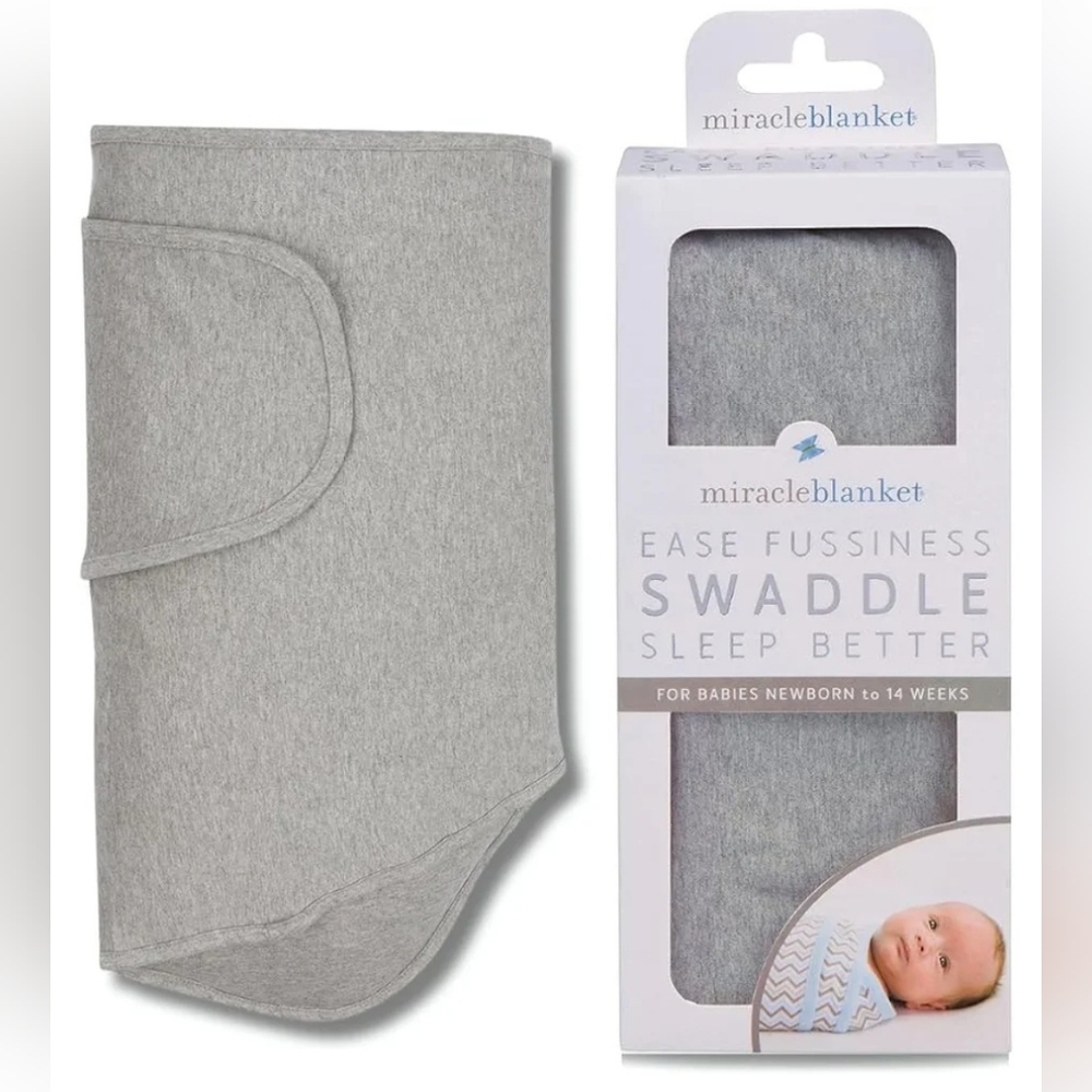 Miracle Blanket Baby Sleep Wearable Swaddle Wrap for Newborn Infant Boy or Girl